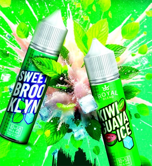 Kiwi Guava Ice and SweetBrooklyn by Royal Blend!