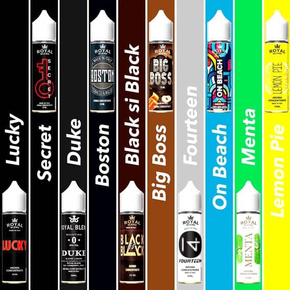 BestSellers by Royal Blend! Sigarette Elettroniche Udine